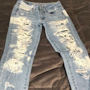 Size 2 American eagle distressed jeans